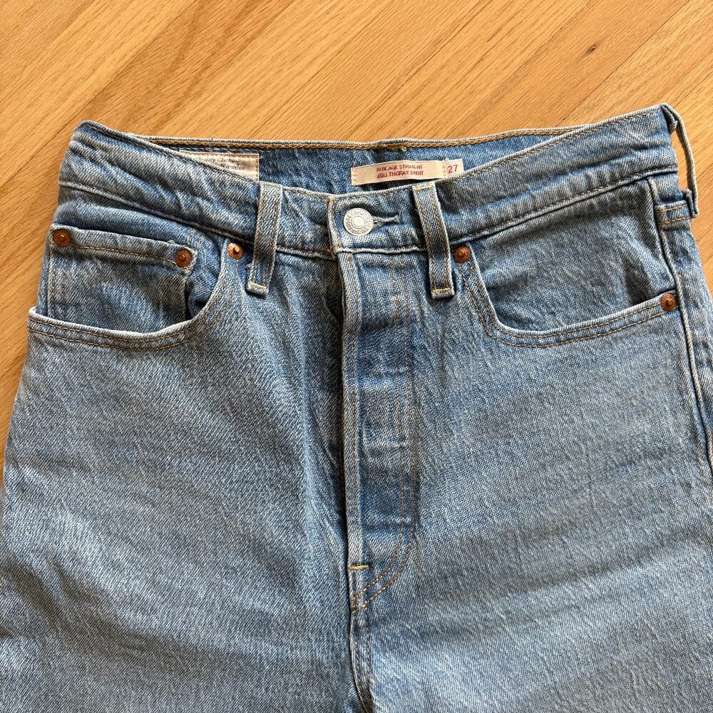 LEVI'S Ribcage Straight Joli Thoarx Droit size 27 - LIKE NEW
